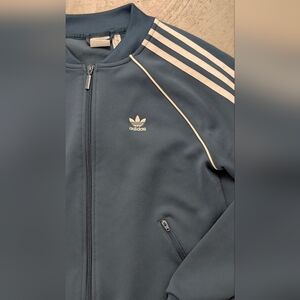Adidas Men's Blue Track Jacket, Small